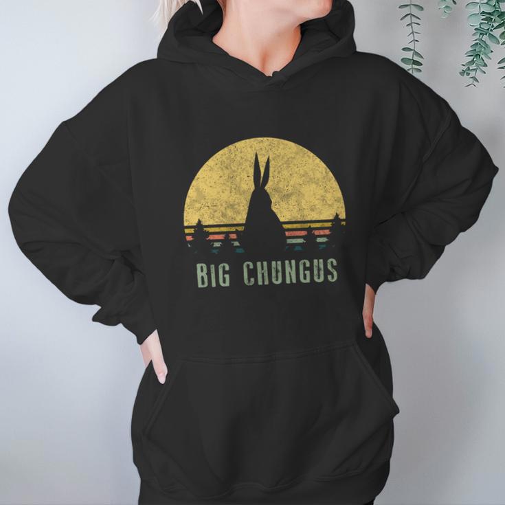 Big Chungus Funny Gift Retro Vintage Sunset Meme Video Game Gift Hoodie Gifts for Women