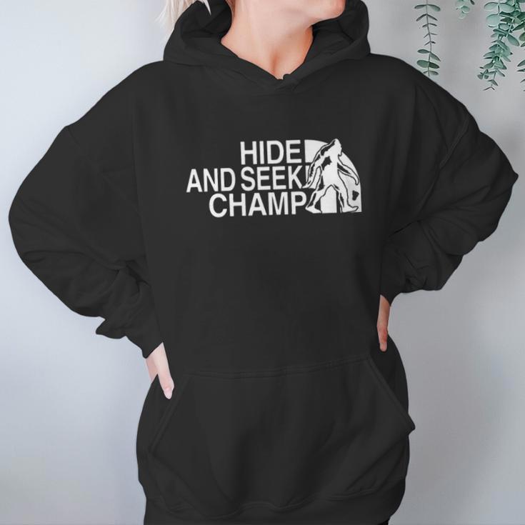 Big Foot Hide And Seek Champ Hoodie Gifts for Women