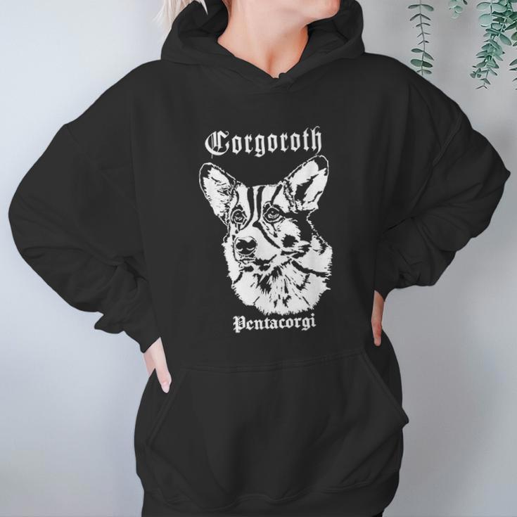 Black Metal Corgi Corgoroth Gorgoroth Hoodie Gifts for Women