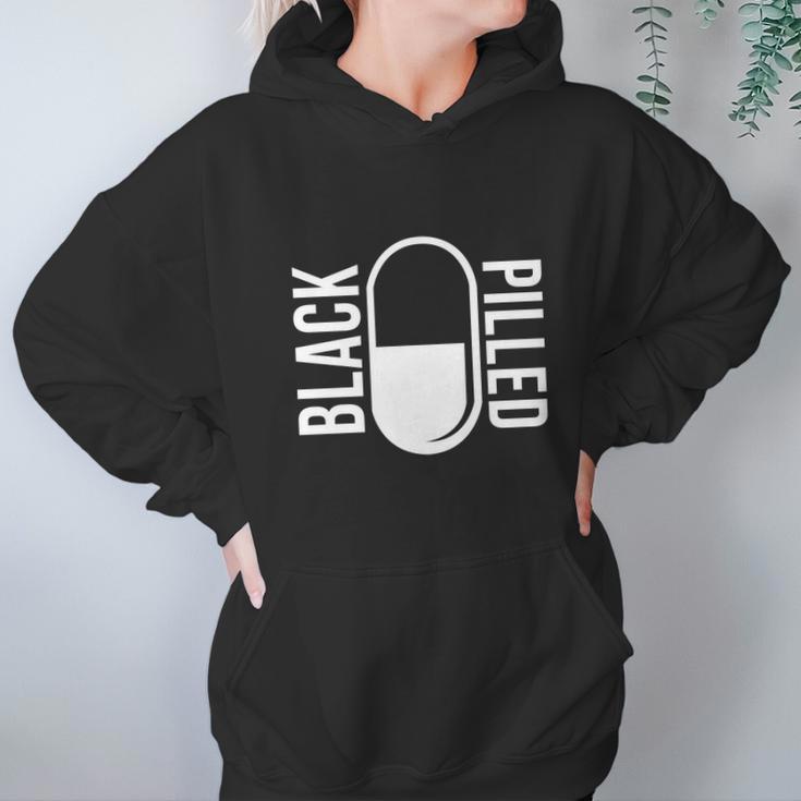 Blackpilledcom White Logo Hoodie Gifts for Women