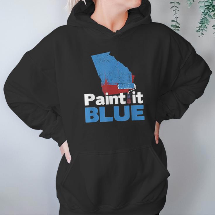 Blue Wave Georgia Elections Democrat Hoodie Gifts for Women