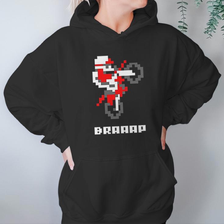 Braaap Dirt Bike Retro Hoodie Gifts for Women