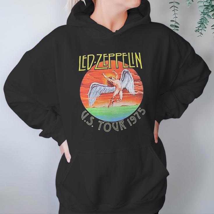 Bravado Led Zeppelin Usa Concert Tour 1975 Hoodie Gifts for Women