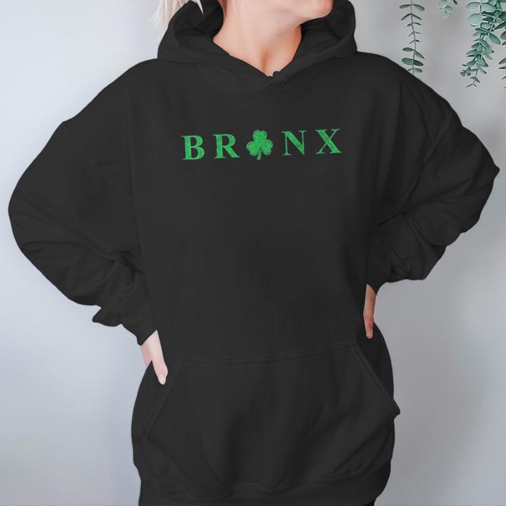 Bronx New York St Patricks Day Irish Shamrock Hoodie Gifts for Women