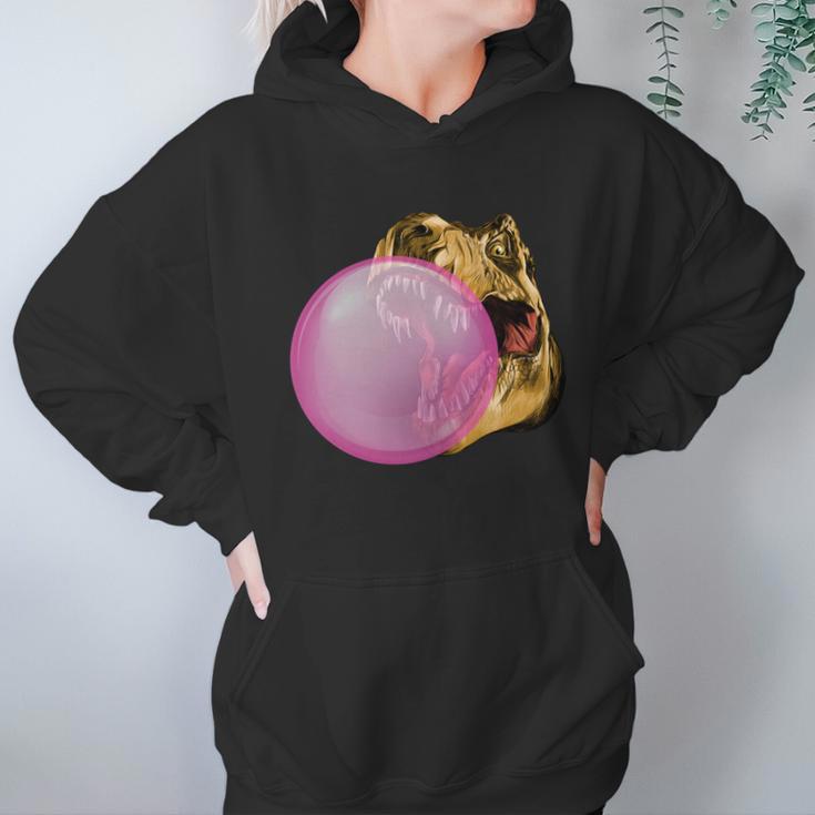 Bubble Gum T-Rex Hoodie Gifts for Women