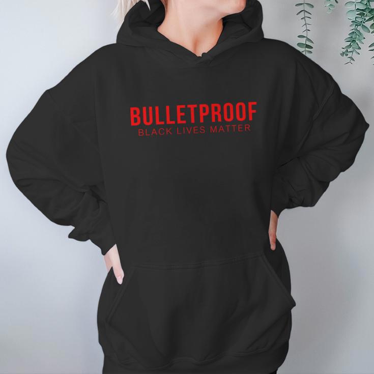 Bulletproof Black Lives Matter Logo Hoodie Gifts for Women