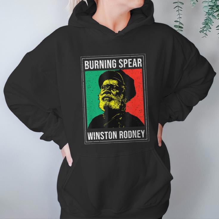 Burnings Spear Green And Red Hoodie Gifts for Women