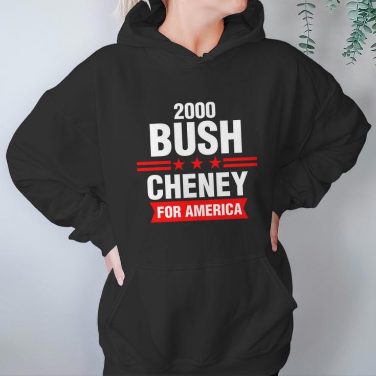 Bush Cheney 2000 Election Campaign Gift Hoodie Gifts for Women