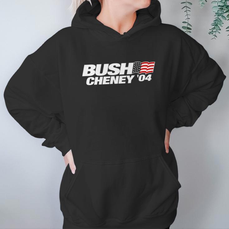 Bush Cheney 2004 Election Campaign Logo Gift Hoodie Gifts for Women