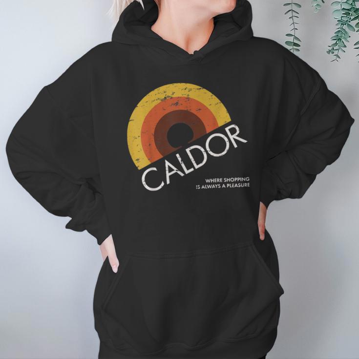 Caldor Vintage Retro Caldors Department Hoodie Gifts for Women