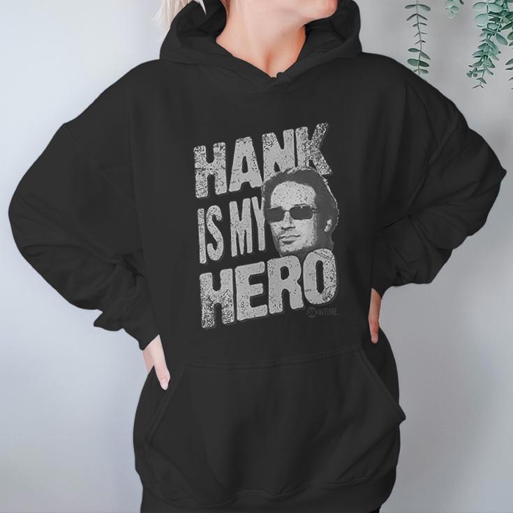 Californication Hank Is My Hero Hank Moody Face Hoodie Gifts for Women