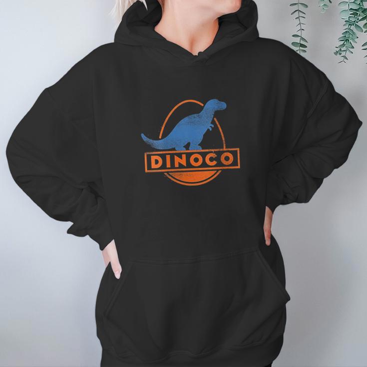 Cars Iconic Dinoco Dinosaur Logo Hoodie Gifts for Women