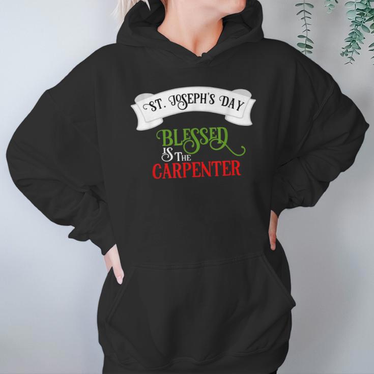 Catholic St Joseph Blessed Carpenter Gift Hoodie Gifts for Women