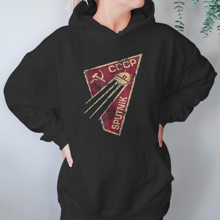 Cccp Original Sputnik Russia Space Program Gift Ussr Hoodie Gifts for Women