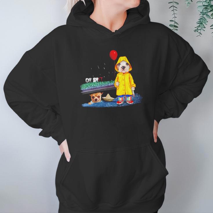 Chihuahua Oh Shit Pitbull Pennywise It Shirt Hoodie Gifts for Women