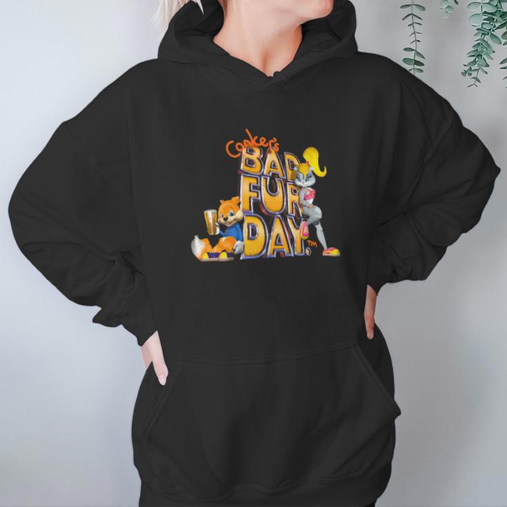 Conker S Bad Fur Day N64 Retro Nintendo Game Fan Shirt Shirt Hoodie Gifts for Women