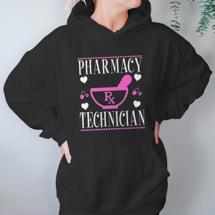 Cute Pharmacy Pharm Tech Technician Pill Mortar And Pestle Hoodie Gifts for Women