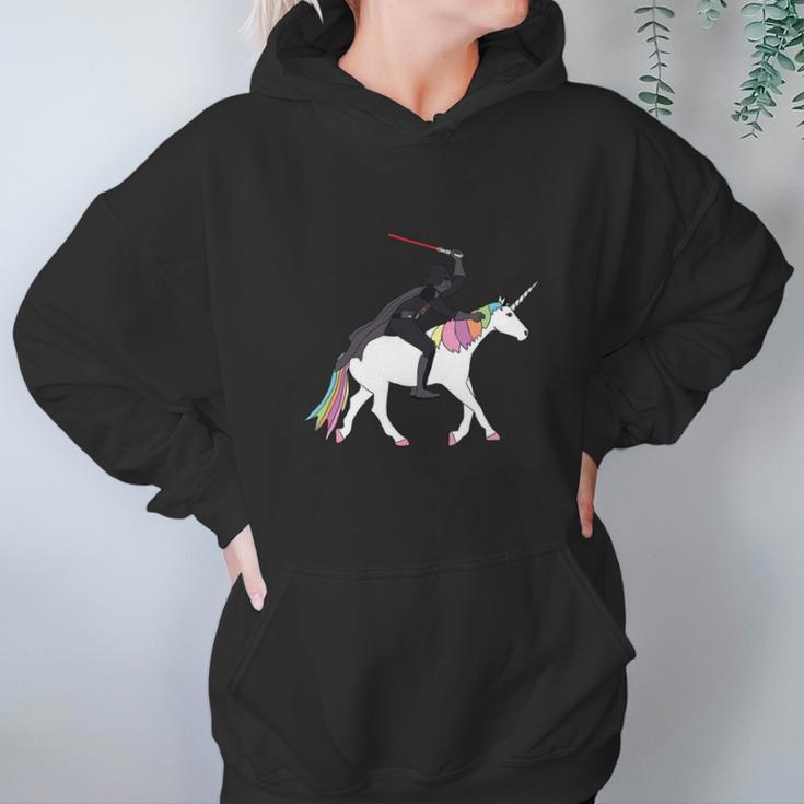 Darth Vader Is Riding The Unicorn Hoodie Gifts for Women