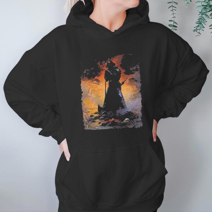 Death Dealer Three By Frank Frazetta Art Hoodie Gifts for Women