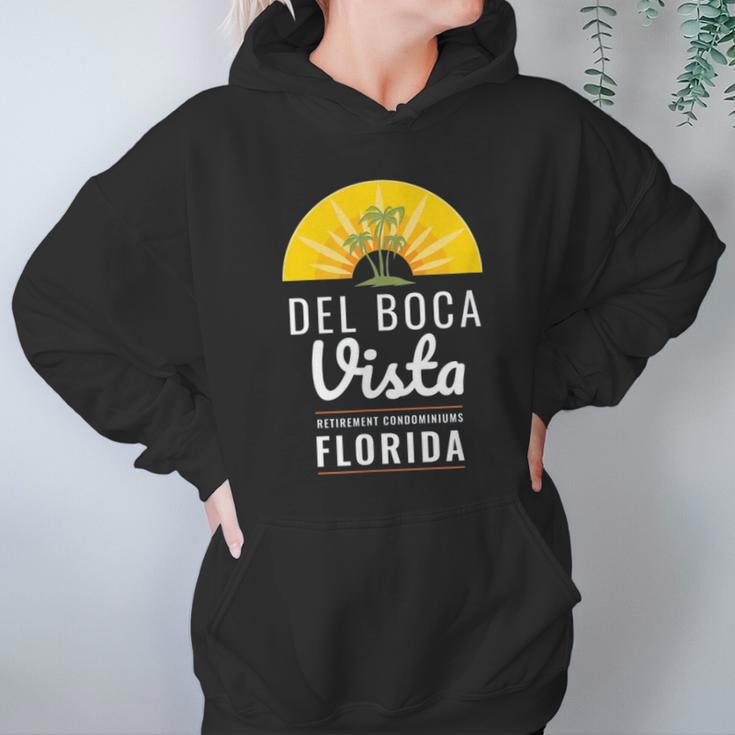 Del Boca Vista Funny Florida Hoodie Gifts for Women