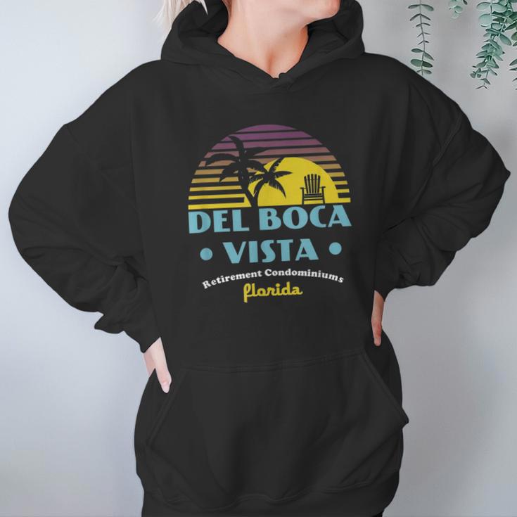 Del Boca Vista Retirement Community Vintage Hoodie Gifts for Women