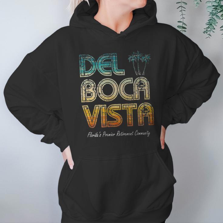 Del Boca Vista Retro Vintage Hoodie Gifts for Women