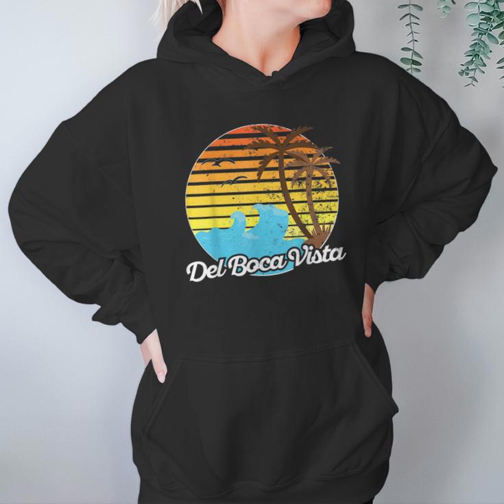 Del Boca Vista Vintage Retirement Hoodie Gifts for Women