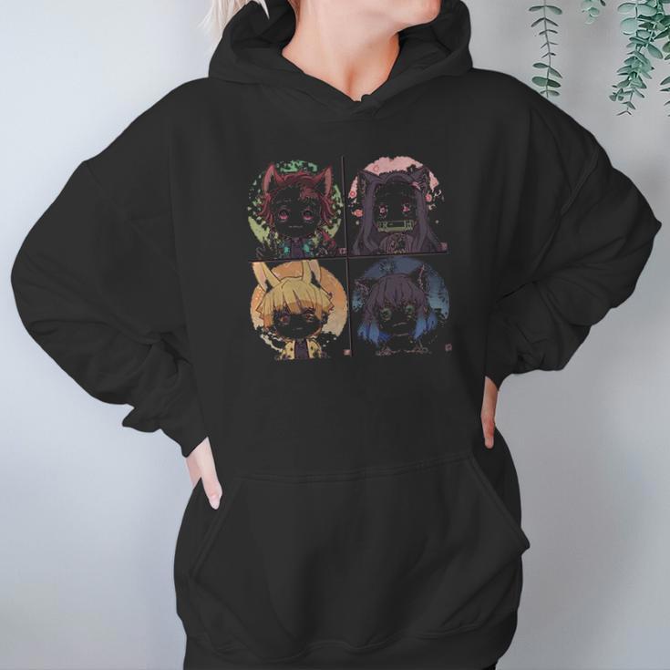 Demon Slayer Characters Hoodie Gifts for Women