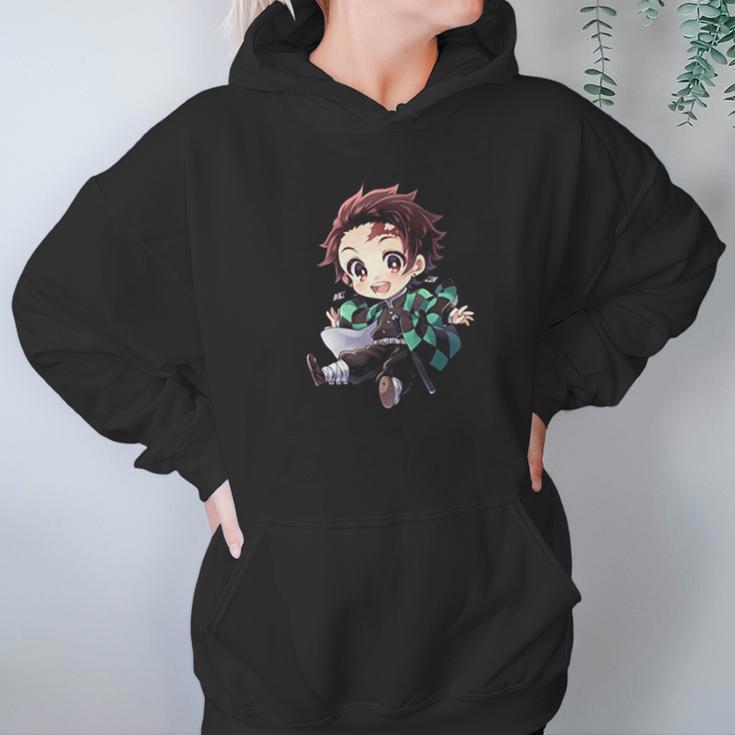 Demon Slayer Tanjirou Cartoon Character Hoodie Gifts for Women