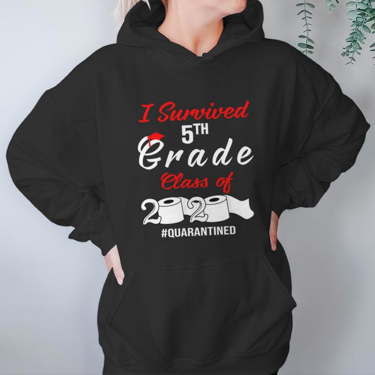 Dilostyle I Survived 5Th Grade Class Of 2020 Quarantined Shirt 98 Hoodie Gifts for Women