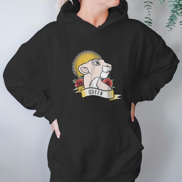 Disney Lion King Nala Queen Tattoo Yellow Graphic Hoodie Gifts for Women