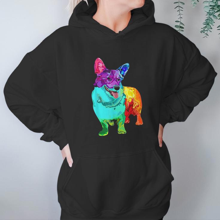 Dog Lover Gifts Welsh Corgi For Colorful Corgi Hoodie Gifts for Women