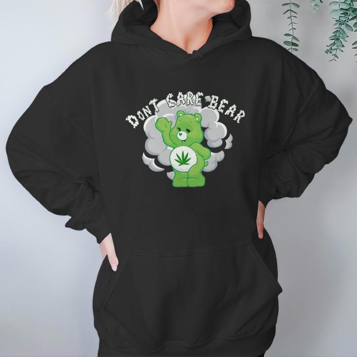 Dont Care Smoking Bear Hoodie Gifts for Women