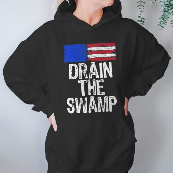 Drain The Swamp Graphic Design Printed Casual Daily Basic Hoodie Gifts for Women