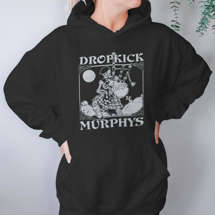 Dropkick Murphys Mens Vintage Skeleton Piper Hoodie Gifts for Women