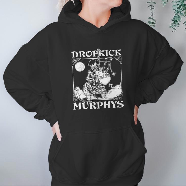 Dropkick Murphys Vintage Skeleton Piper Slim Fit Hoodie Gifts for Women