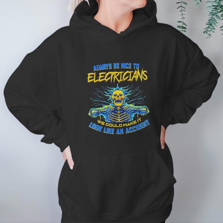 Electrician Funny Gift For Electrical Engineer Electricity Hoodie Gifts for Women