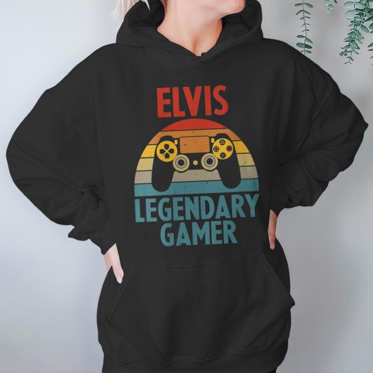 Elvis Gift Name Personalized Funny Gaming Geek Birthday Hoodie Gifts for Women