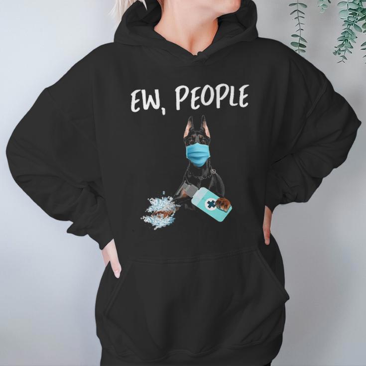 Ew People Dog Doberman Pinscher Hoodie Gifts for Women