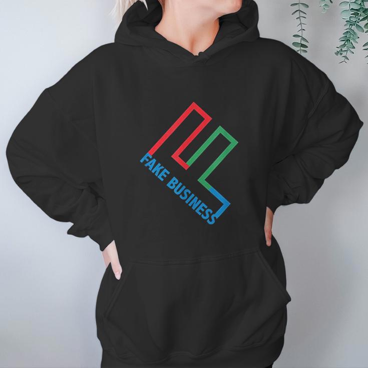 Fake Business Parody Design Hoodie Gifts for Women