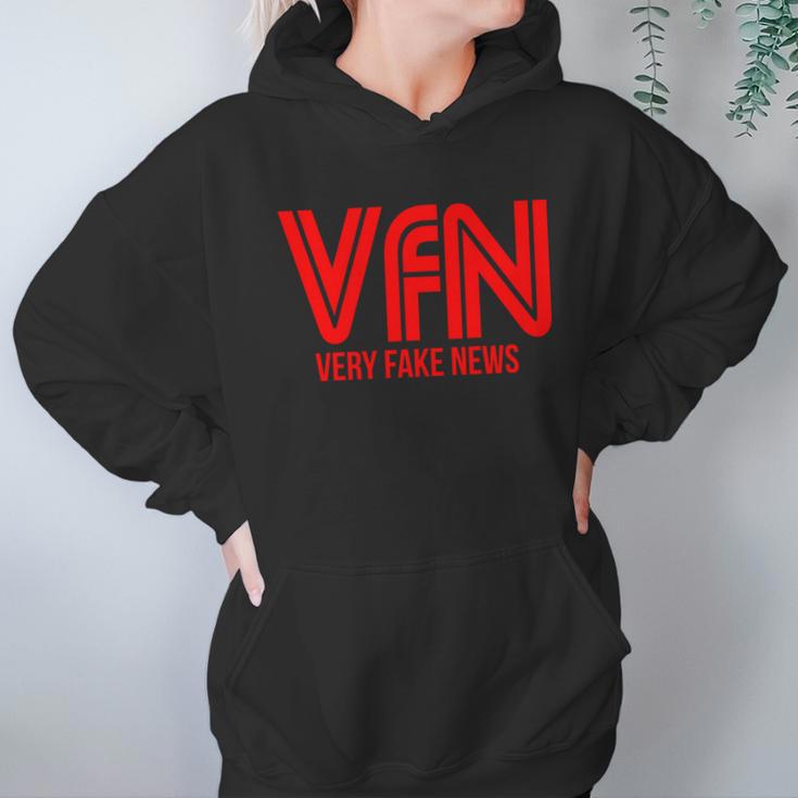 Very Fake News Network Hoodie Gifts for Women