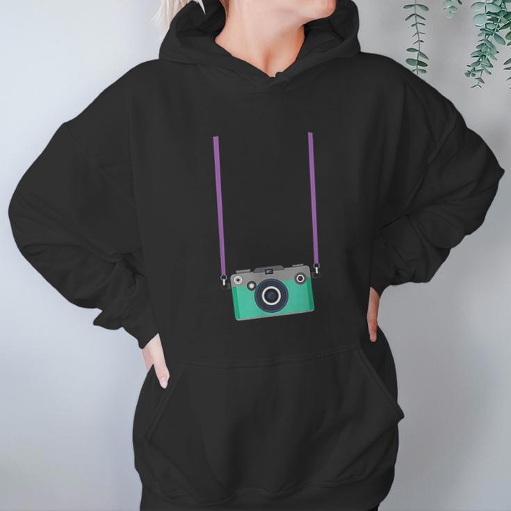 Fake Tourist Camera Graphic Hoodie Gifts for Women