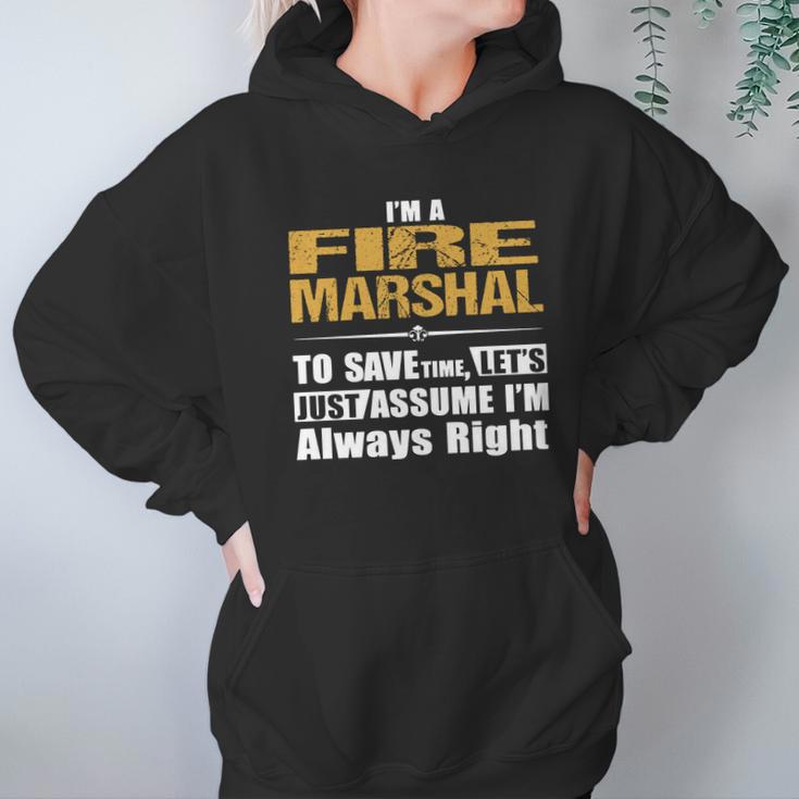 Fire Marshal Hoodie Gifts for Women