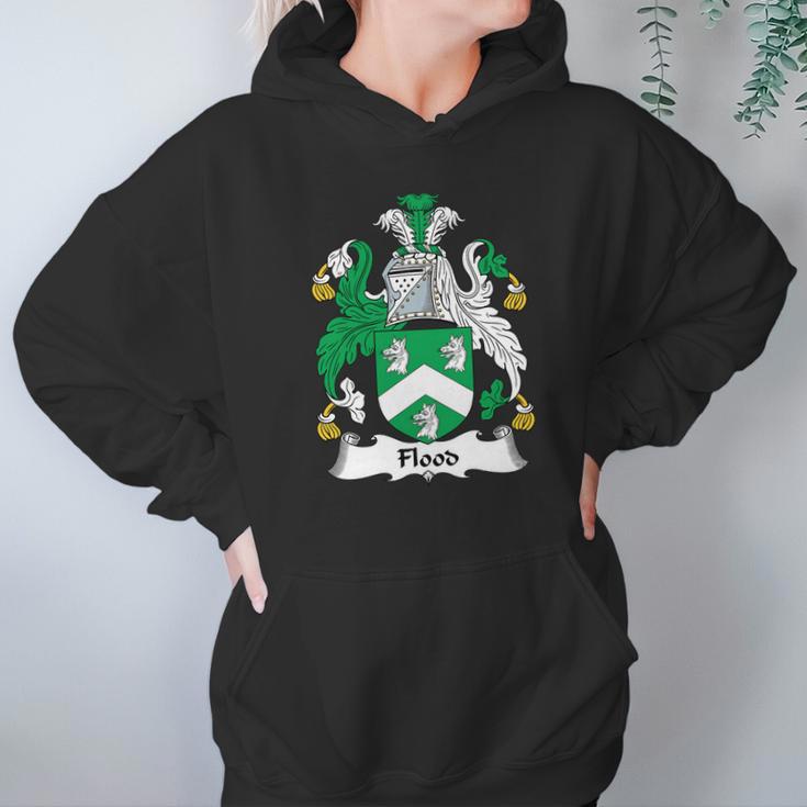 Flood Coat Of Arms Irish Family Crests Hoodie Gifts for Women