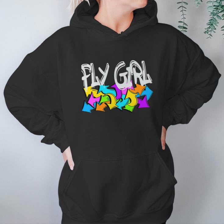 Fly Girl 80S 90S Girl Old School Hip Hop Hoodie Gifts for Women