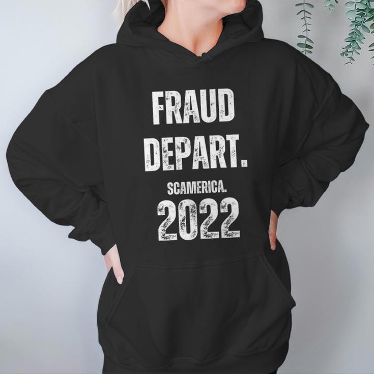 Fraud Department Scamerica Fraud Dept Hoodie Gifts for Women