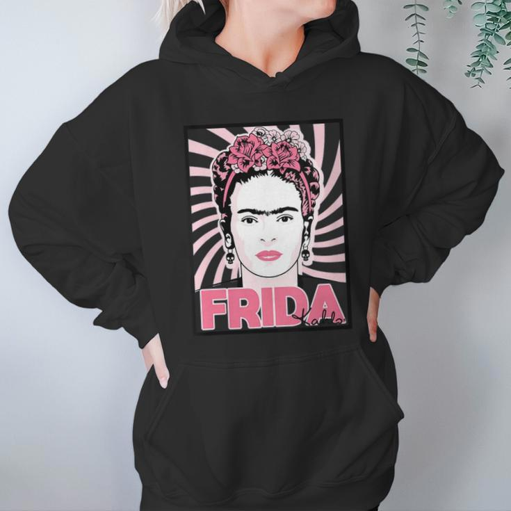 Frida Kahlo Portrait Graphic Hoodie Gifts for Women