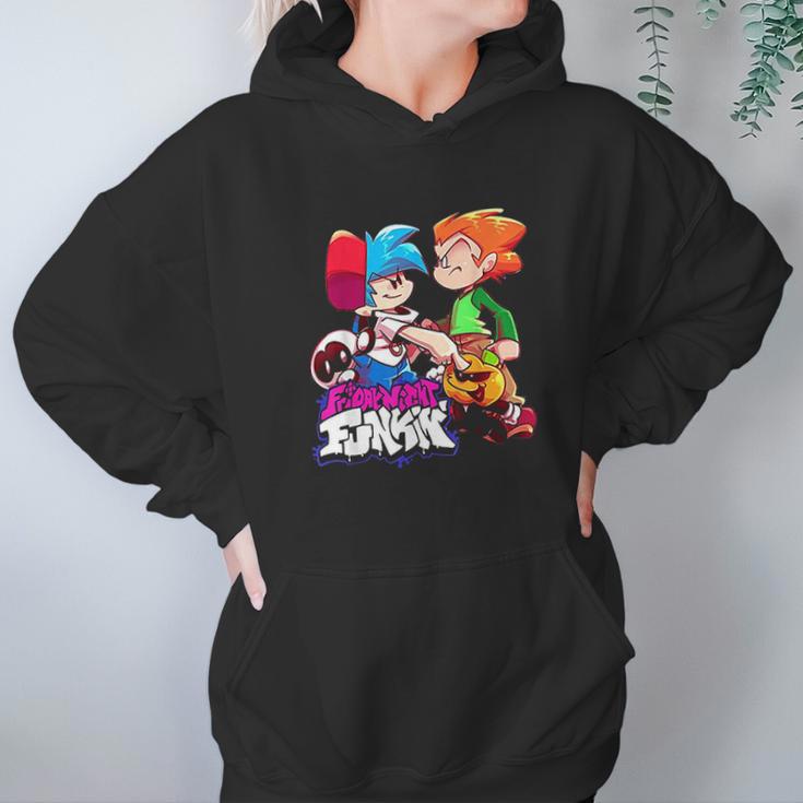 Friday Night Funkin Boyfriend And Pico Hoodie Gifts for Women