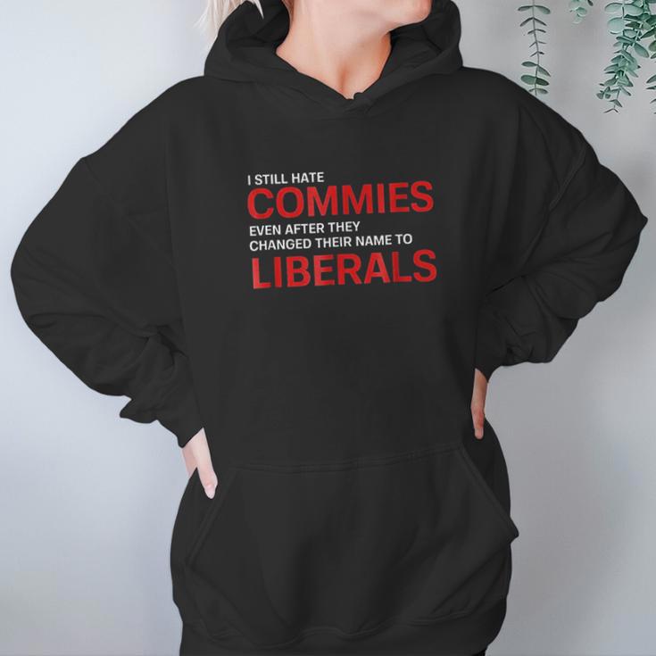 Funny Anti Socialist Communist Pro America Patriotic Hoodie Gifts for Women