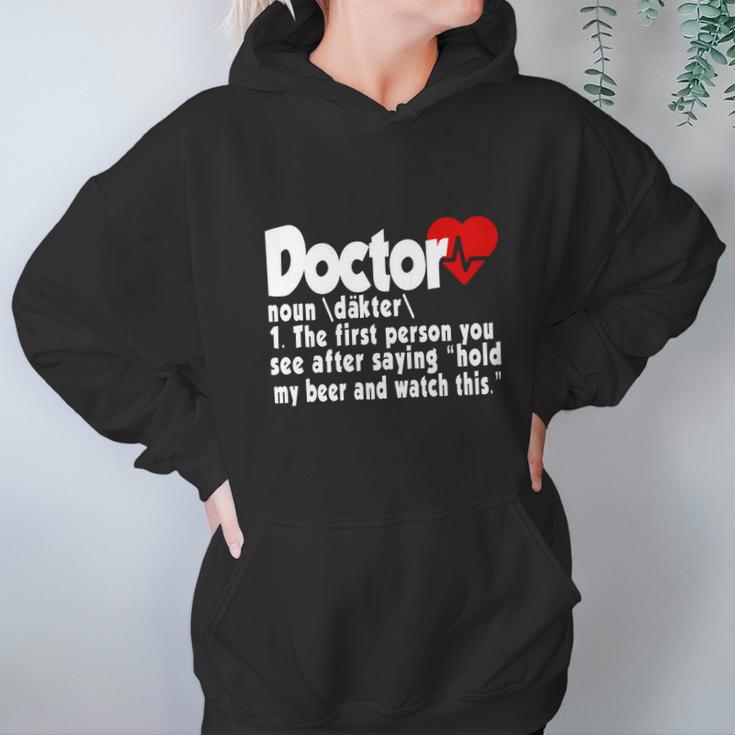 Funny Doctor Medical Med Student Hoodie Gifts for Women